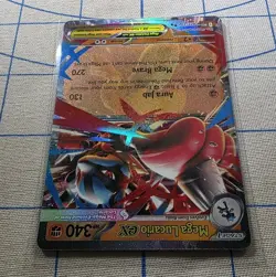 Pokemon Card Mega Lucario EX 077/132 Mega Evolution - Image 4