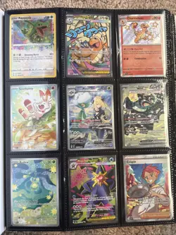 Modern Pokemon Card Collection 214 Cards binder not included - Image 1