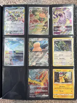 Modern Pokemon Card Collection 214 Cards binder not included - Image 3