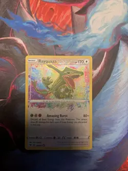🔥11🔥Rayquaza Amazing Rare Card 138/185 Vivid Voltage 2020 NM Condition - Image 4