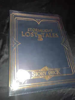 Stormlight Lost Tales Story Deck Card Binder New Brandon Sanderson (No Cards.) - Image 1