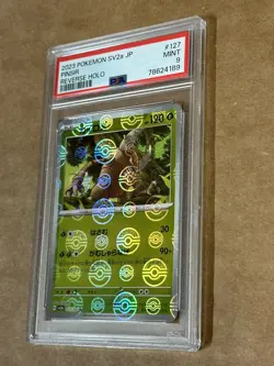 PSA 9 Pokemon Card Japanese Pinsir 127/165 SV2a Pokemon 151 REVERSE HOLO Graded - Image 1