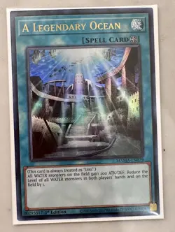 Yugioh x1 A Legendary Ocean 1st Edition MAMA-EN079 Ultra Rare (NM!) - Image 1