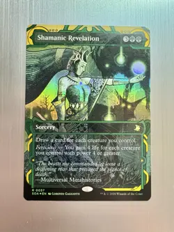 Shamanic Revelation - 57 - MTG: Secrets of Strixhaven - Borderless - Rare - FOIL - Image 1