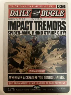 Impact Tremors Marvel's Spider-Man: Daily Bugle Regular Secret Lair 1999 - Image 1