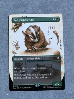Badgermole Cub - TLA - 326 - Borderless - NM - MTG - Image 1