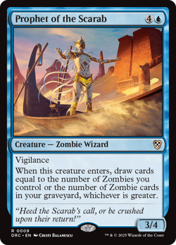 Prophet of the Scarab [Aetherdrift Commander] Magic MTG - Image 1