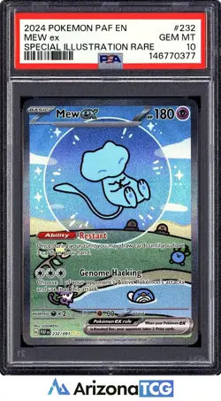 Pokemon 2024 Shiny Mew ex 232/091 SIR Paldean Fates GEM MINT PSA 10 - Image 1