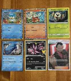 Pokemon TCG Card Lot, McDonald’s, Black Star Promo, General Mills, Celebrations - Image 1