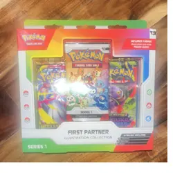 Pokemon TCG First Partner Illustration Collection Series 1 Box Promo Booster 20… - Image 1