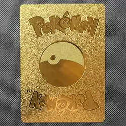 Pokemon Fan Art Mega Charizard EX - Gold Metal Card - English - Image 2
