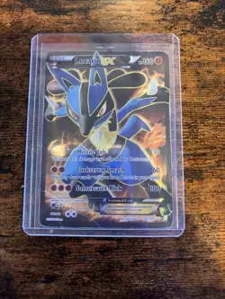 Pokemon TCG Lucario EX Holo Full Art Ultra Rare Card 107/111 - Image 1