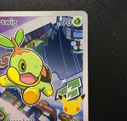 Pokemon Turtwig #040- First Partners Promo - Full Art Holo - Mint PACK FRESH - Image 3