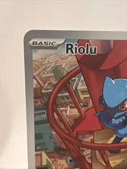 Riolu 010 Promo ME Mega Evolution Promo Pokemon Card MEP English Black Star Holo - Image 2