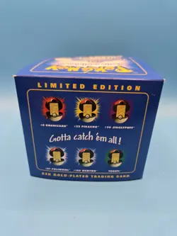 Pokemon 23K gold plated Limited edition trading card Polywhirl Burger King - Image 4