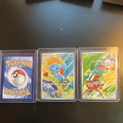 Pokemon TCG 2023 Holo Charmander Squirtle Bulbasaur Card Lot - 3 Cards - Image 3