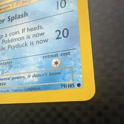 Pokemon TCG Psyduck Neo Destiny 79/105 Regular Common Basic 2000 50 HP English - Image 2