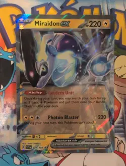 Miraidon EX 081/198 Sv01 Scarlet Violet Base Set Pokemon Card - Image 1