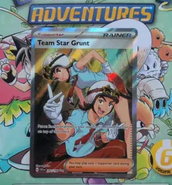 Team Star Grunt 242/198 Scarlet Violet Base Set Full Art Pokemon Card - Image 1