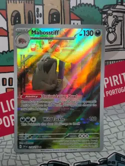 Mabosstiff 218/198 Scarlet Violet Base Set Illustration Rare Pokemon Card - Image 1