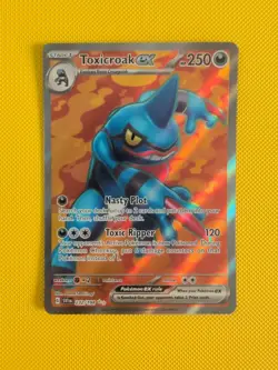 Toxicroak EX 232/198 Sv01 Ultra Rare Full Art Pokemon Card - Image 1