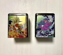 X2 Pokemon TCG: 2025 Stack Em High Tins. 6 Booster Packs, 4 Sticker sheets NEW - Image 2