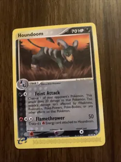 Pokemon TCG Houndoom EX Dragon 34/97 LP - Image 1