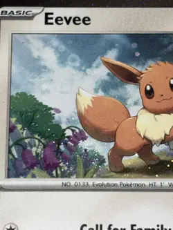 Single Swirl- Eevee [Cosmos Holo] #43- Pokemon Promo NM - Image 3