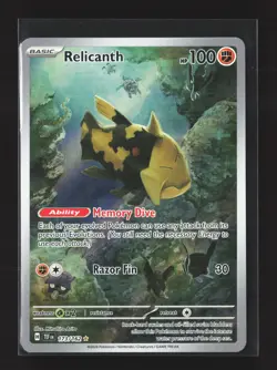 Pokemon SV05: Temporal Forces #173/162 Holo Relicanth - Image 1