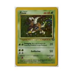 Pinsir 9/64 Englisch Dschungel 1999 Holo Rare Basisform Pokemon TCG Karte - Image 1