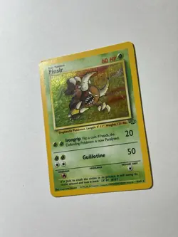 Pinsir 9/64 Englisch Dschungel 1999 Holo Rare Basisform Pokemon TCG Karte - Image 2