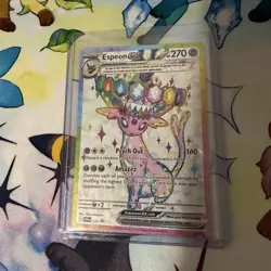Pokemon Espeon ex SVP175 Scarlet & Violet Promo Full Art Holo 270 HP EN - Image 1