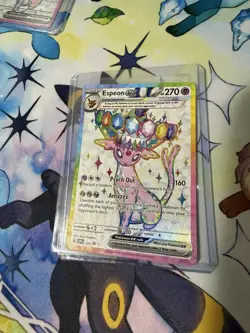 Pokemon Espeon ex SVP175 Scarlet & Violet Promo Full Art Holo 270 HP EN - Image 3