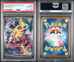 Pikachu ex PSA 10 001/030 Yokohama World Championship WCS23 Japanese Pokemon - Image 5