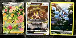 Pokemon Crown Zenith Gardenia’s Vigor Gg61 Regigigas Vstar Gg55 Riolu Gg26 - Image 1