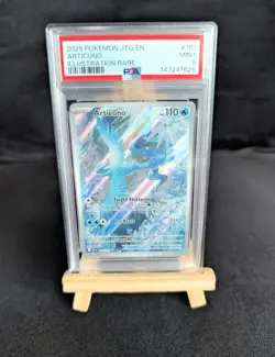 Pokemon TCG Journey Together Articuno 161/159 Illustration Rare, PSA 9 - Image 1