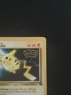 Pokemon TCG Pikachu Wizards Black Star Promos #4 Promo Regular English 1999 HP50 - Image 4