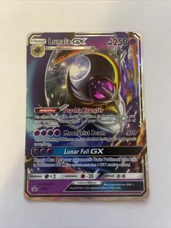 Pokemon TCG Lunala GX SM Promos SM17/PROMO Lightly Played Holofoil - Image 1