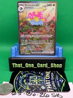 2023 Pokemon SV 151 Venusaur ex Full Art Special Illustration Rare #198/165 💎 - Image 1