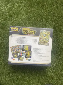 Pokemon TCG Surging Sparks ETB Pokemon Center Exclusive - New Factory Sealed - Image 3