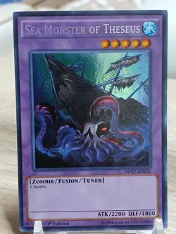 Yu-Gi-Oh Sea Monster of Theseus MP17-EN231 1st ED NM Secret Rare - Image 1