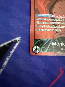 One Piece TCG English Monkey D. Luffy Leader Alternate Art EB02-010 LP - Image 3