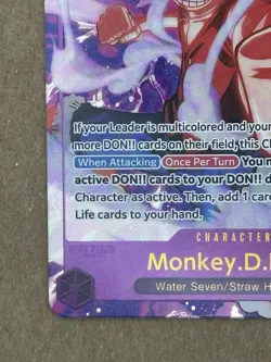 Monkey D Luffy EB02-061 SEC ALT ART | English | One Piece CCG | NM - Image 4