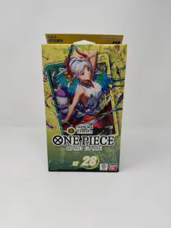 One Piece Green Yellow Starter Deck 28 Yamato ST-28 OP-11 Booster Included New - Image 1