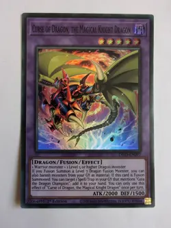 Yu-Gi-Oh Curse Of Dragon, The Magical Knight Dragon DIFO-EN097 1st Edition Foil - Image 1