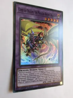 Yu-Gi-Oh Curse Of Dragon, The Magical Knight Dragon DIFO-EN097 1st Edition Foil - Image 2