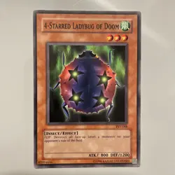 Yu-Gi-Oh! TCG - 4-Starred Ladybug of Doom - Common Unlimited PSV-088 - Image 1