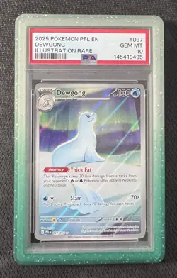 Pokemon Dewgong 097 Phantasmal Flames PSA 10 GEM MINT - Image 1