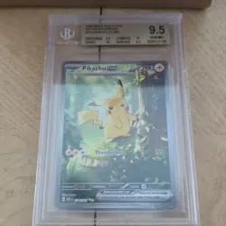 BGS 9.5 PIKACHU EX 276/217 POKEMON ASCENDED HEROES SPECIAL ILLUSTRATION RARE - Image 1