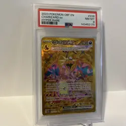 2023 Pokemon OBF En-Obsidian Flames Hyper Rare #228 Charizard EX PSA 8 - Image 3
